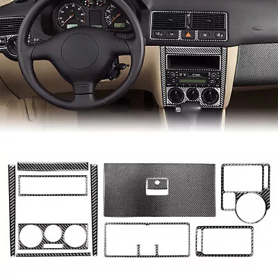 Carbon Fiber Interior Decoration Cover For VW Golf MK4 Jetta Bora R32 1999-2004 • $94.80