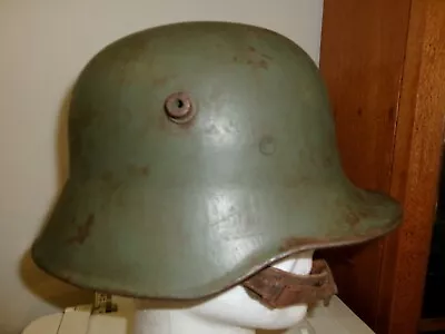 WW1 German Helmet M18 Maker ET64 With Cover • $1250