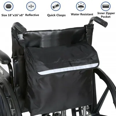 Portable Wheelchair Shopping Mobility Hanging Storage Bag Scooter Accessories • $22.29