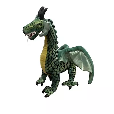 Melissa And Doug Jumbo Large Green Realistic Winged Dragon Stuffed Animal Plush • $99.99