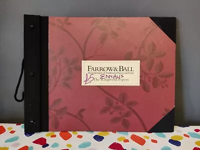 Farrow And Ball Wallpaper Sample Book Ringwold Papers Crafts Examples Sheets • £15