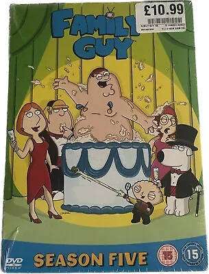 Family Guy Season Five Series 5 Box Set Fox Uk Dvd New And Sealed • £3.50