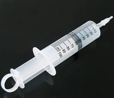 5pcs 100ML Plastic Syringe Injector Lab Liquid Dispense Hypodermic Sterile • $18