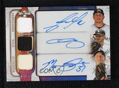 2014 Triple Threads Relic Combos /36 Max Scherzer Chris Sale Jose Fernandez Auto • $268.61