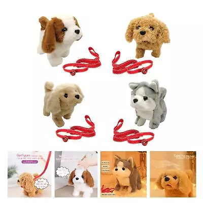 Electronic Plush Dog Walking Barking Simulation Realistic Interactive Toy For • £11.95