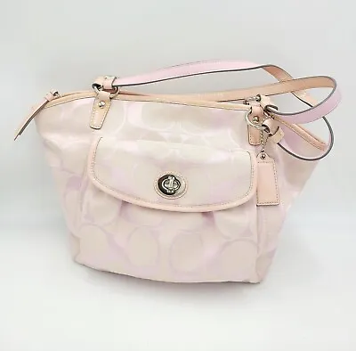 Coach Leah Signature C Tote Shoulder Handbag Purse No. B1067-F14659 • $99.99