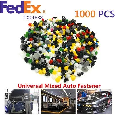 1000Pcs Car Door Panel Trim Fenders Bumper Mixed Rivet Retainer Push Pin Clips • $17.50