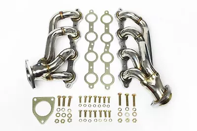 SHORT HEADERS 02-13 For Chevy/GMC 1500 Trucks V8 4.8L/5.3L • $199.95