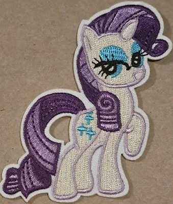 My Little Pony Rarity Embroidered Iron On Patch • $7