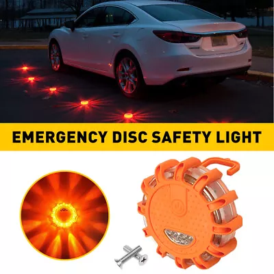 1X Emergency Disc Safety Light LED Flashing Roadside Beacon Car Auto Accessories • $12.34