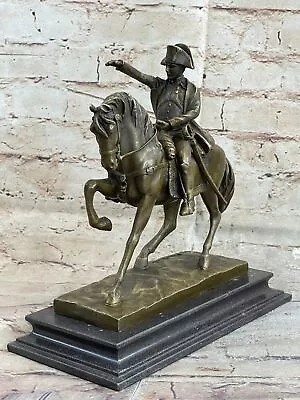 Pure Bronze Napoleon Bonaparte Sculpture Bust Museum Replica Reproduction Art • $209.65