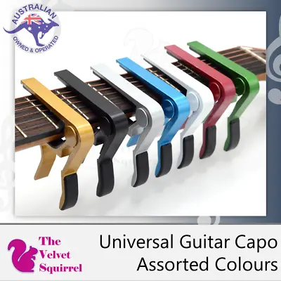 $10.19 • Buy 🔥🎸 Aluminium Alloy Guitar Capo ⚡ Quick Change 💎 Premium Metal Strings Clamp 