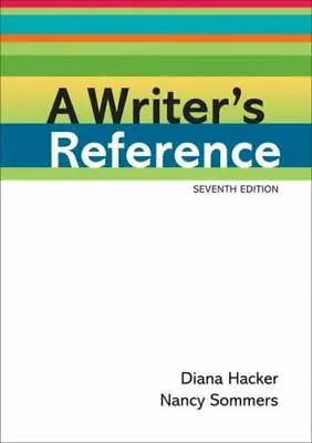 A Writer's Reference By Hacker Diana  Plastic_comb • $4.75