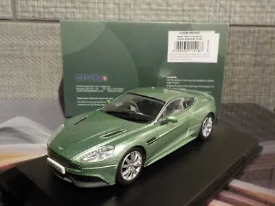 Aston Martin Vanquish -  Appletree Green MODEL CAR 1:43 SCALE OXFORD 43AMV001 • £32.99