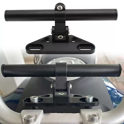 Universal Motorcycle GPS Holder Bar Handlebar Extender Holder • $33.13