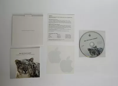 Apple Mac OS X 10.6.3 SNOW LEOPARD Install DVD Disk Operating System • $40