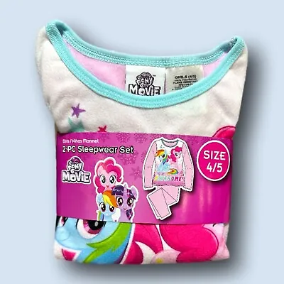 My Little Pony  Girls 2 Piece Pajama Set Long Sleeve Size 4/5 NWT • $12