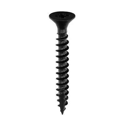 Black Wood Screw Pozi Countersunk Csk Woodscrew Multipurpose Quality • £49.99