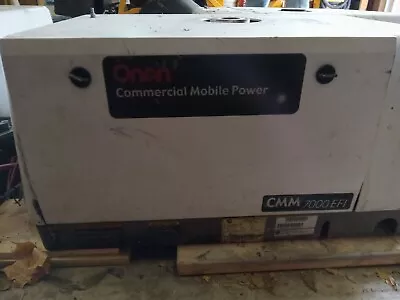 Cummins Onan 685 Hours Cmm 7000 Watt Efi RV Generator 7 KW Gas Powered • $3500