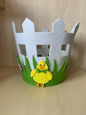 Easter Felt Plant Pot Cover - Decorative Chick Design • £4.99