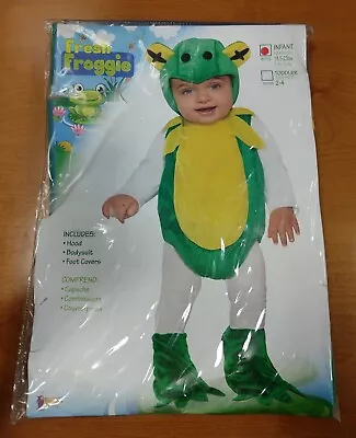 Fresh Froggie Child Infant 12-24 Toad Halloween Costume - AB-4704 • $12.99