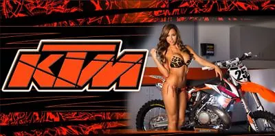 KAWASAKI SUZUKI YAMAHA Dirt Bike Racing Motocross Supercross Banner Sign • $34.99