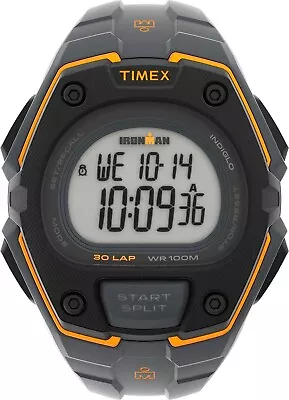 Timex TW5M48500 Men's  Ironman  30-Lap Resin Watch Alarm Indiglo Chronograph • $32