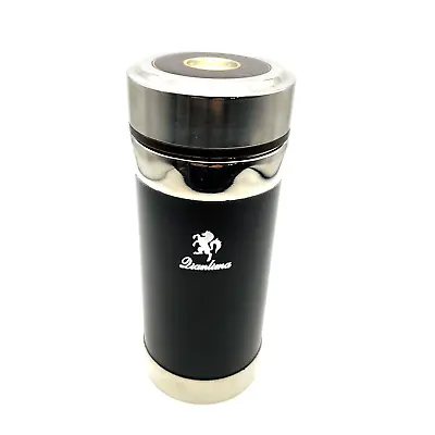 Stainless Steel Faux Leather Travel Tea Infuser 8 Oz Tumbler China • $16.95