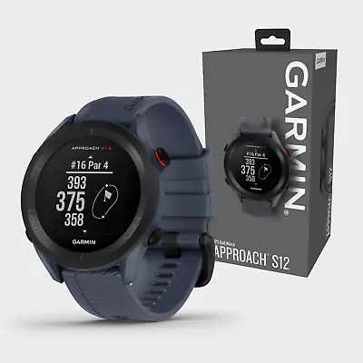 GARMIN APPROACH S12 Golf Watch GPS Preloaded With 42000+ Free Membership  • $319