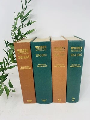 £14.99 • Buy Vintage Wisden Anthology Collection Of Hardback Books Cricket Sport Display