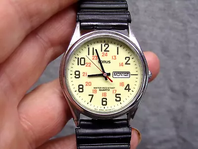 Men's Vintage LORUS Military Watch W/ New Battery - Works Great! • $21.50