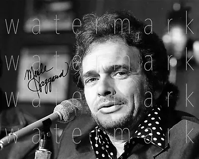 Merle Haggard Signed 8X10 Inch Print Photo Poster Picture Autograph RP  • $16.99