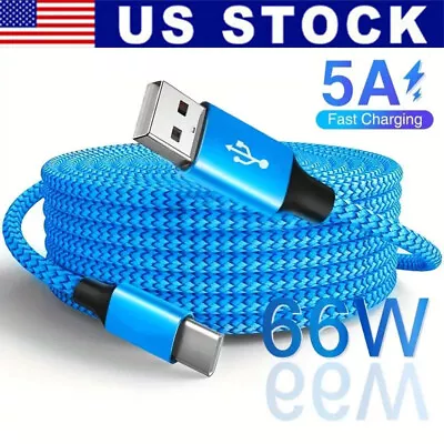 USB Cable Type C Cord Fast Charger For Samsung Galaxy S9 S10 S20 Note 9 10 20 US • $2.99