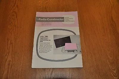 The Radio Constructor Magazine July 1962 Volume 15 Number 12 Vintage Electronics • £1.80