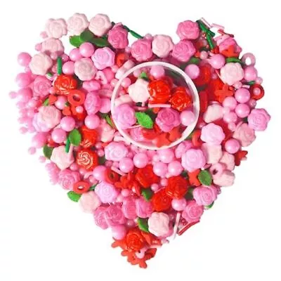 Valentines Sprinkles Pink Red Cake Pearls Edible Sprinkles For Cake Rose Flower • $14.72