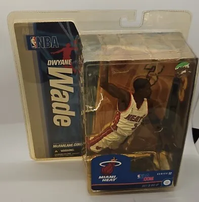 McFarlane Series 12 - DWAYNE WADE - Miami Heat White Jersey Variant New • $31.48