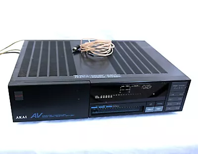 Vintage Akai Audio Video Stereo Receiver Tuner Component Black AA-V301 Japan • $69.95