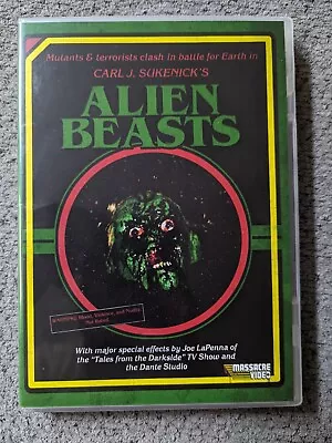 Alien Beasts Massacre Video DVD Carl J. Sukenick (1991) • $100