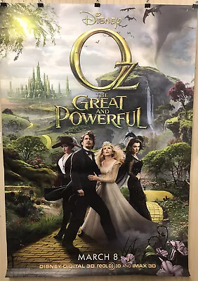Disney's Oz The Great & Powerful 4'x6' Original Vinyl Movie Promotional Poster • $15