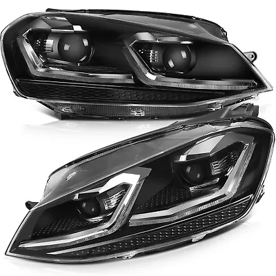 Headlights Assembly For 2014 2015 Volkswagen Golf MK7 Projector Headlamps LH RH • $359.99