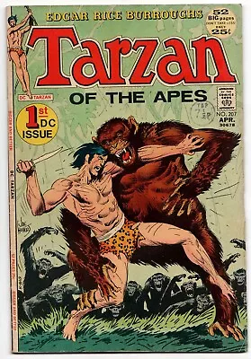 Tarzan Of The Apes 207 From 1972 First DC Issue Classic Joe Kubert Art • £15