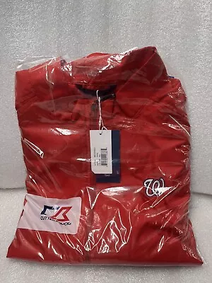 Washington Nationals Cutter & Buck Jacket  Men’s 3XL CB WeatherTec MLB Full Zip • $19.95