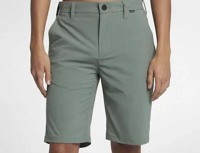Hurley Men's Dri-Fit Chino Walking Shorts 21  Clay Green Multi Size NWT • $23.65