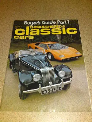 CLASSIC CARS - Aug 1977 Vol 4 #11 - Napier-Railton • £5.99