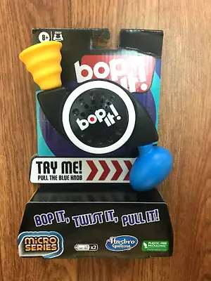 Micro Series Bop It By Hasbro Mini Travel Edition Twist Pull Bop It  BOXED NEW • $9.95