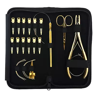 PRO My Hair Tools Hair Extensions Tools Kit For Micro Nano Rings Fitting Plier • $62.99