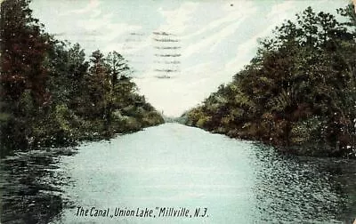 C1910 Canal Union Lake Millville NJ P225 • $3.19