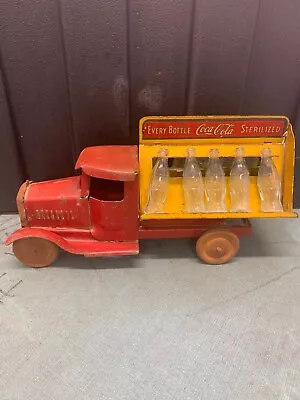 Vintage 1932 Coca-Cola Metalcraft Toy Truck Original SODA GAS OIL SIGNS • $850