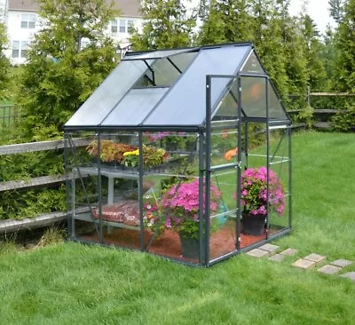 Walk-in Greenhouse Kit 6x6 Twin Wall Polycarbonate Hybrid Canopia By Palram • £409