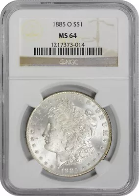 1885-O Morgan Silver Dollar MS64 NGC • $119